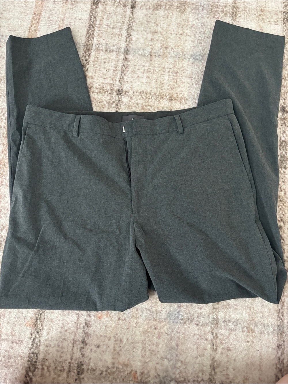 H&M Slim Fit Men's Pants in Dark Gray